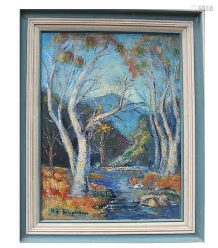 A Framed Oil Painting