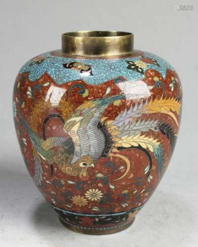 Chinese Cloisonne Vase