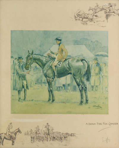 Charlie Johnson Payne, 'Snaffles'(British, 1884-1967) A Bona Fide Fox Chaser