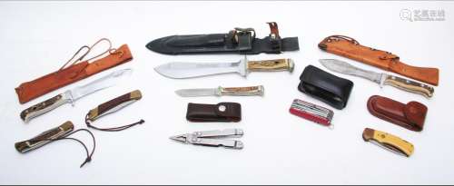 A selection of Puma Hunting Knives