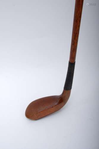 A semi-long nose scared neck putter, stamped 'Ayton Special' circa 1910