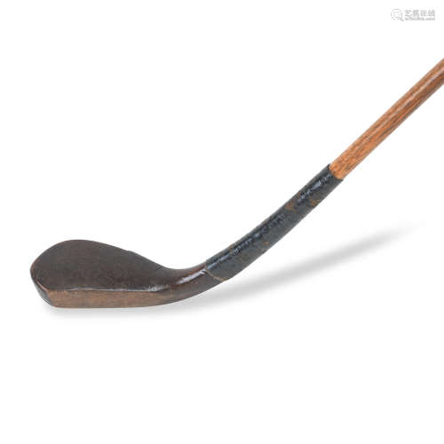 ALEX PATRICK: A LONG NOSE WOODEN HEADED PUTTER CIRCA 1865