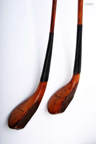 F.H. AYRES OF LONDON: A PAIR OF LONG NOSED WOODS CIRCA 1885
