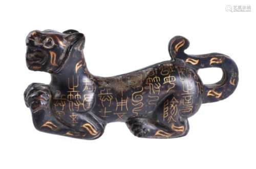 A Chinese bronze 'Tiger' Tally