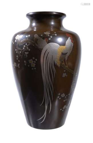 A Japanese Bronze Vase