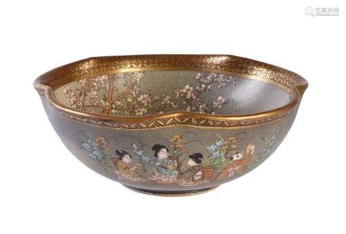 Unzando: A Satsuma Pottery Bowl