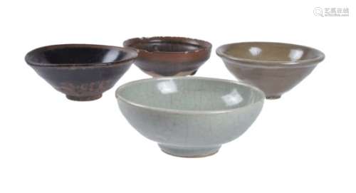 Two Chinese 'Jian' bowls