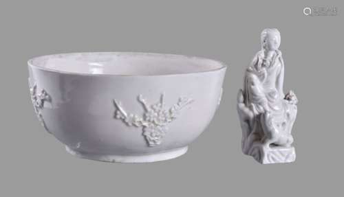 A Chinese Dehua ‘prunus’ bowl