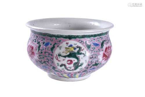 A Chinese 'Famille Rose' deep bowl