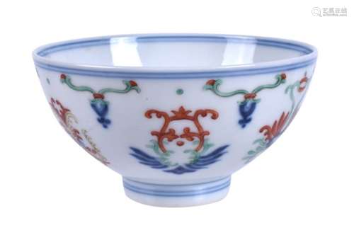 A Chinese doucai bowl