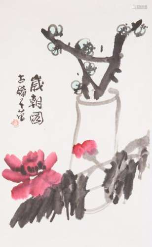 CUI ZIFAN 崔子範 (1915-2011), FLOWERS