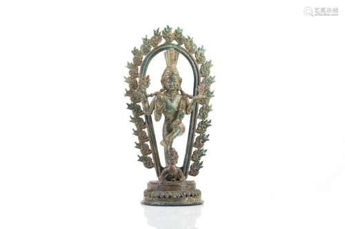 INDIAN BRONZE FIGURE OF SHIVA NATARAJA