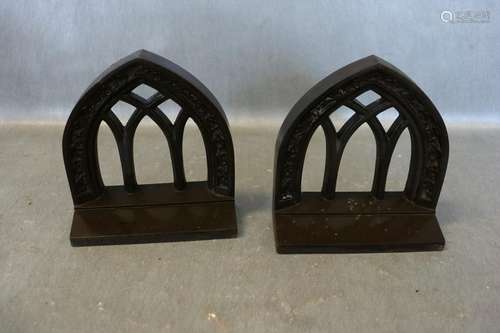 Antique Bronze Bradley & Hubbard Cathedral Window