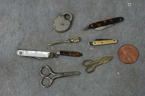 Vintage Miniature Tools/Pocket Knives