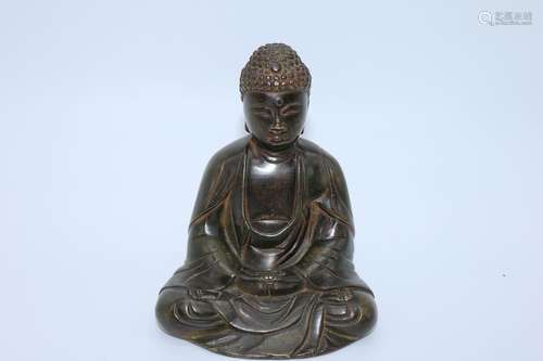 Tibetan Seated Bronze Buddha