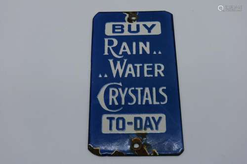 Antique Enamel Advertising Sign