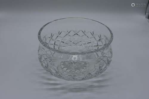 Vintage Signed Waterford Crystal Console Bowl