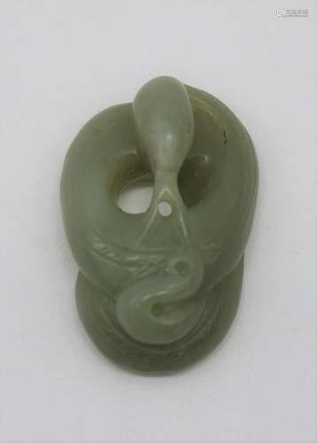 Carved Jade Snake/Serpent