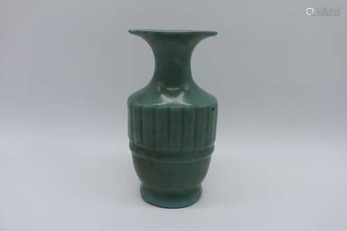 Asian Green Porcelain Vase