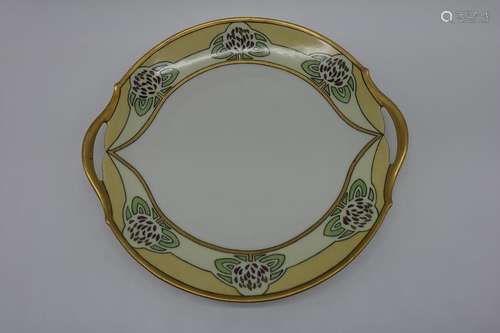 Artist Painted T & V Limoges Plate