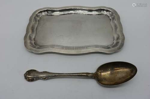 Antique Towle Sterling Spoon, Plate