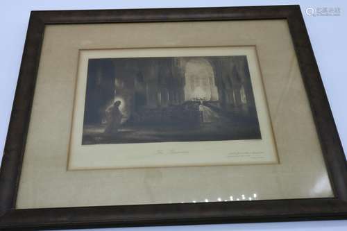 A E Borthwick Antique Engraving, 