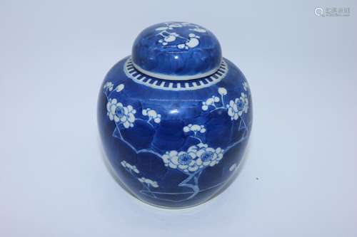 Antique Chinese Kang-Hsi Covered Ginger Jar