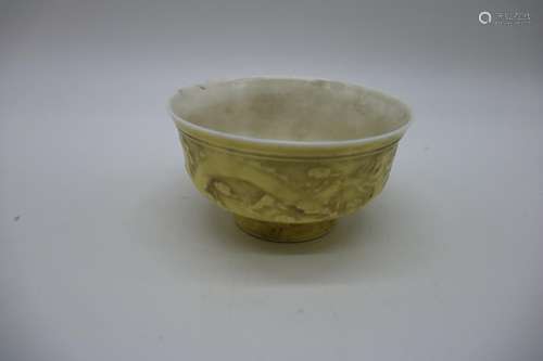 Asian Yellow Footed Dragon Bowl