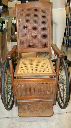 Antique Victorian Paine's Furniture Wheel Chair