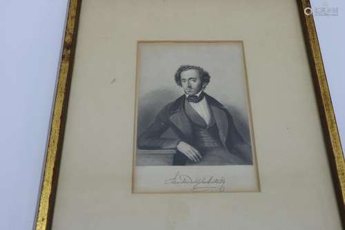 1850 Albert Henry Payne Engraving, Signed