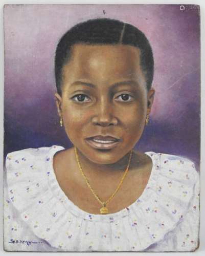 Portrait de jeune fille de type africaine. \nPannea…
