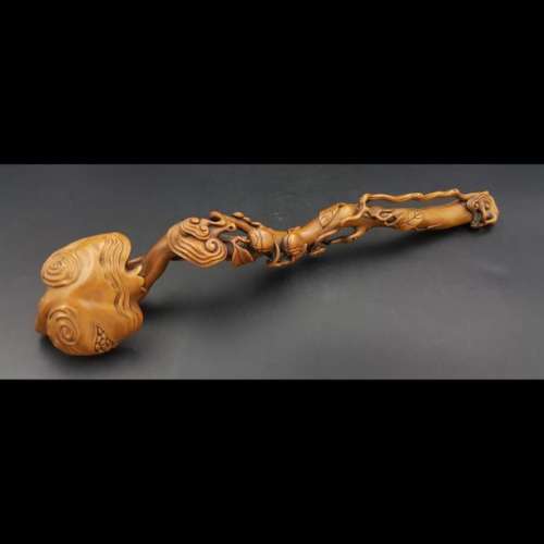 Chinese Wood Ruyi Scepter Length 35 cm. Nice condi…