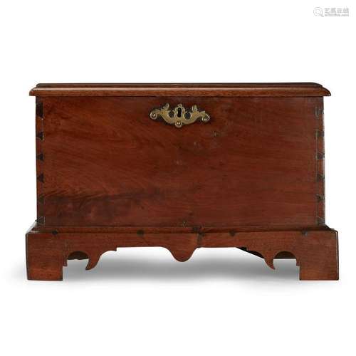 Miniature Chippendale walnut chest, late 18th century