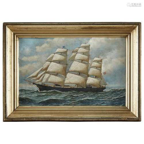 Antonio Jacobsen (1850-1921), Clipper Ship Game Cock