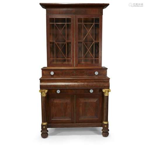 Classical mahogany secretary bookcase, Possibly