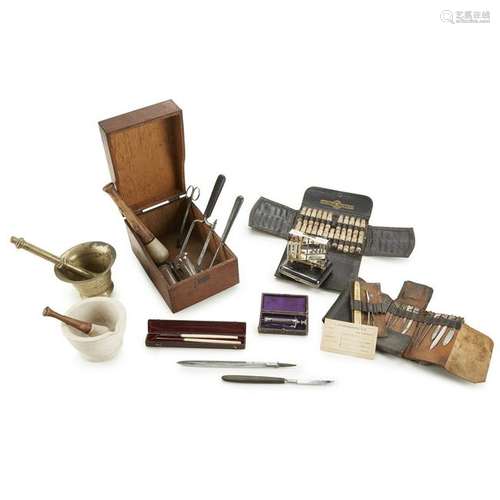 Group of five assorted surgical and medical items,