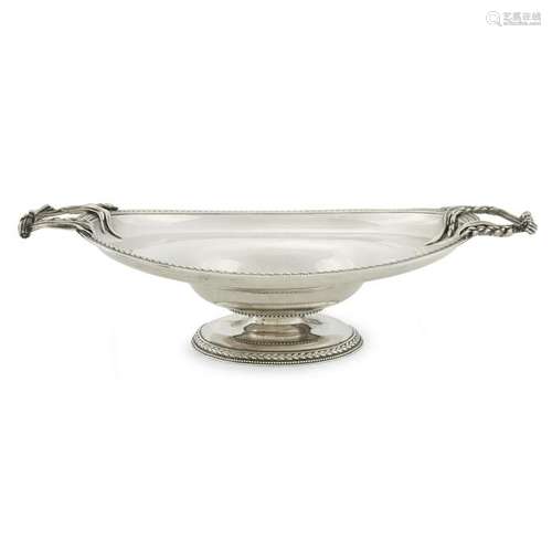 Neoclassical sterling silver compote, J. C. Moore & Son