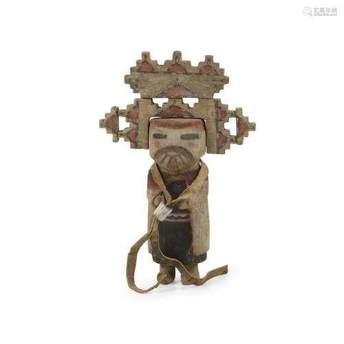 Hopi carved and painted Polik Mana Kachina, Southwest,