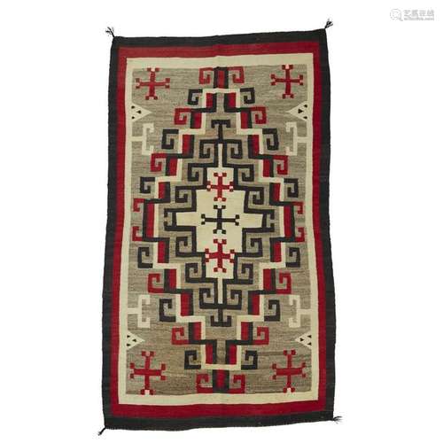 Navajo plate rug, Probably C. N. Cotton, circa