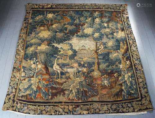 LARGE 17TH-CENTURY FLEMISH TAPESTRY