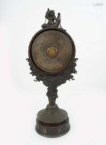 19TH-CENTURY JAPANESE BRONZE GONG