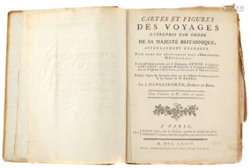 Cartes et Figures des VoyagesEntrepris par ordre de sa Majesté britannique pour faire des