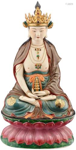 Figur eines BodhisattvaChina 20. Jh. Im Stil von 