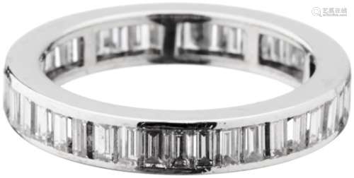 Diamant-Alliance-RingWeissgold 750, gestempelt 