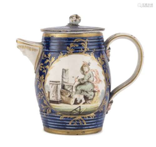 MILK JUG IN PORCELAIN PROBABLY SAXONY SECOND HALF OF THE 18TH CENTURY