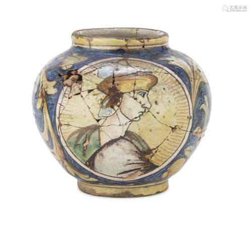 Vase To BOMBOLO In Maiolica VENETO O LATE Catania 18TH CENTURY