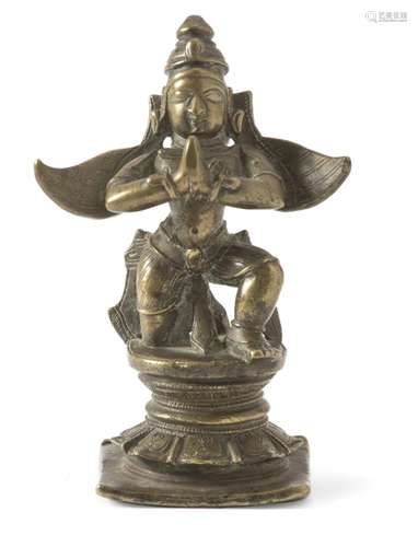 SMALL BRONZE SCULPTURE INDIA EARLY 20TH CENTURY