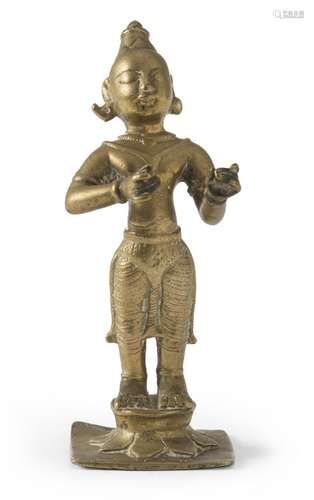 SMALL BRONZE SCULPTURE INDIA EARLY 20TH CENTURY