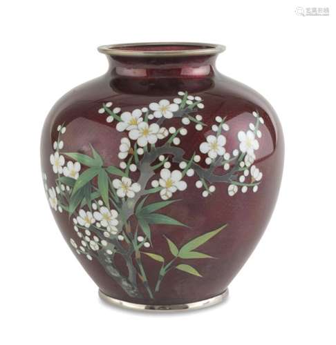 CLOISONNÉ VASE JAPAN LATE 19TH EARLY 20TH CENTURY