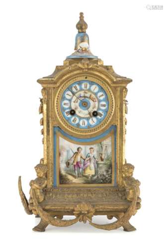 CLOCK IN BRONZE FRANCE 19TH CENTURY